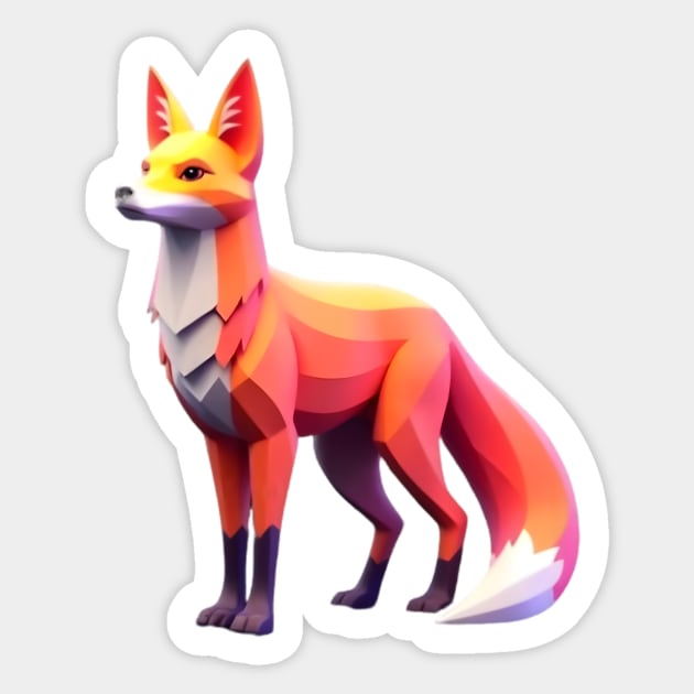Fox Sticker by animegirlnft